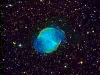 M 27 Dumbbell Nebula - Narrowband