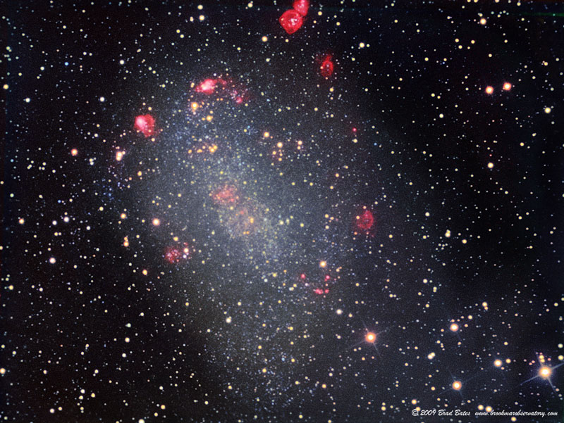 NGC 6822 Irregular Galaxy (Barnard's Galaxy)