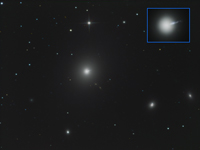 Messier 87 Elliptical Galaxy